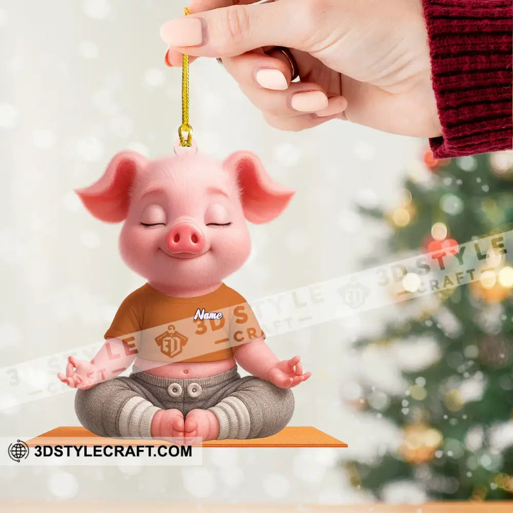 Meditation Home Decor Christmas Ornament Personalized Ornament Ornament