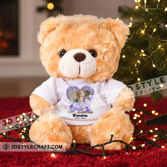 Memorial Bear, Personalized Teddy Bear Shirt style option 2