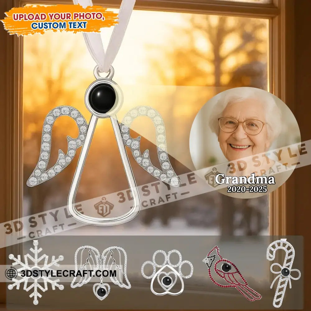 Memorial Christmas Home Decor Christmas Ornament Personalized Ornament 3.54’’ / 1 Ornament Ornament