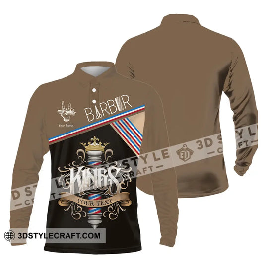 Men Shirt - Custom Barber Kings Shirt style option 4