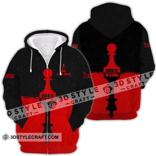 Men Shirt - Custom Chess Lover Shirt, Born To Be A King style option 4
