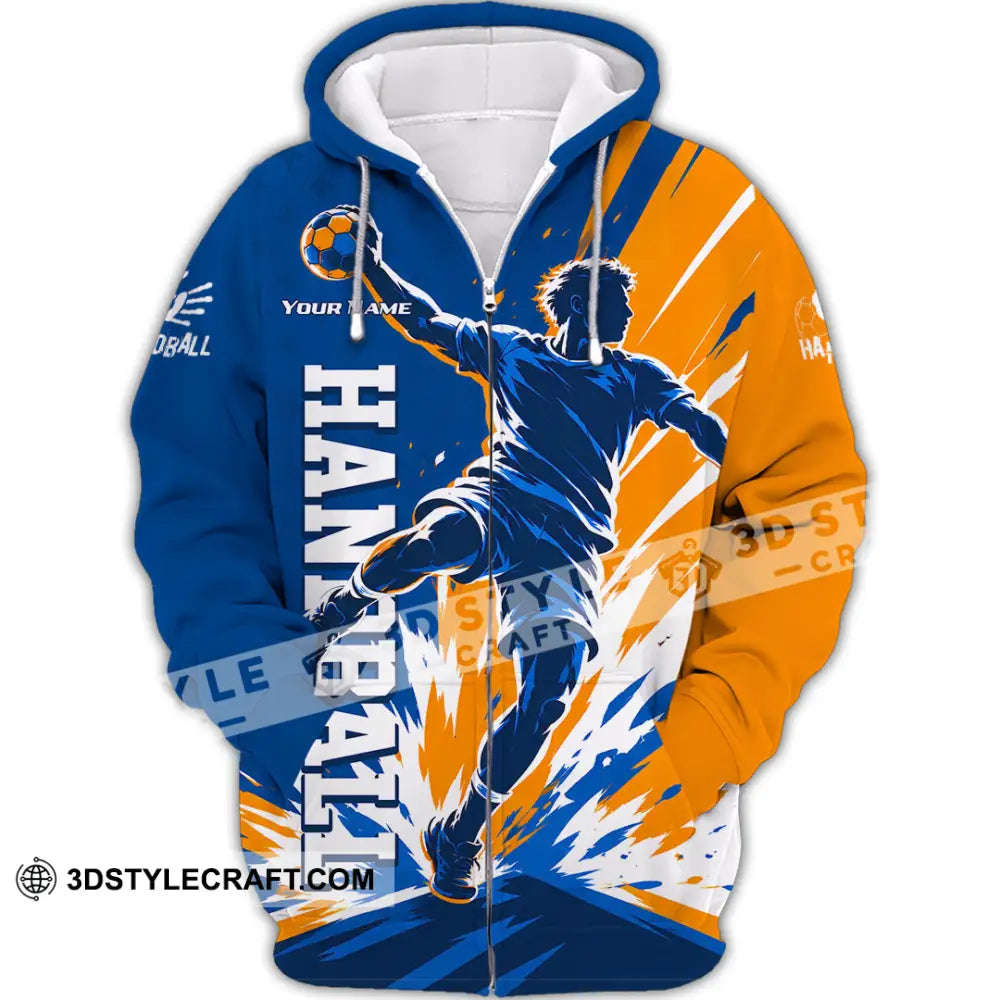 Men Shirt - Custom Handball Shirt - Zipper Hoodie / S - T-shirt