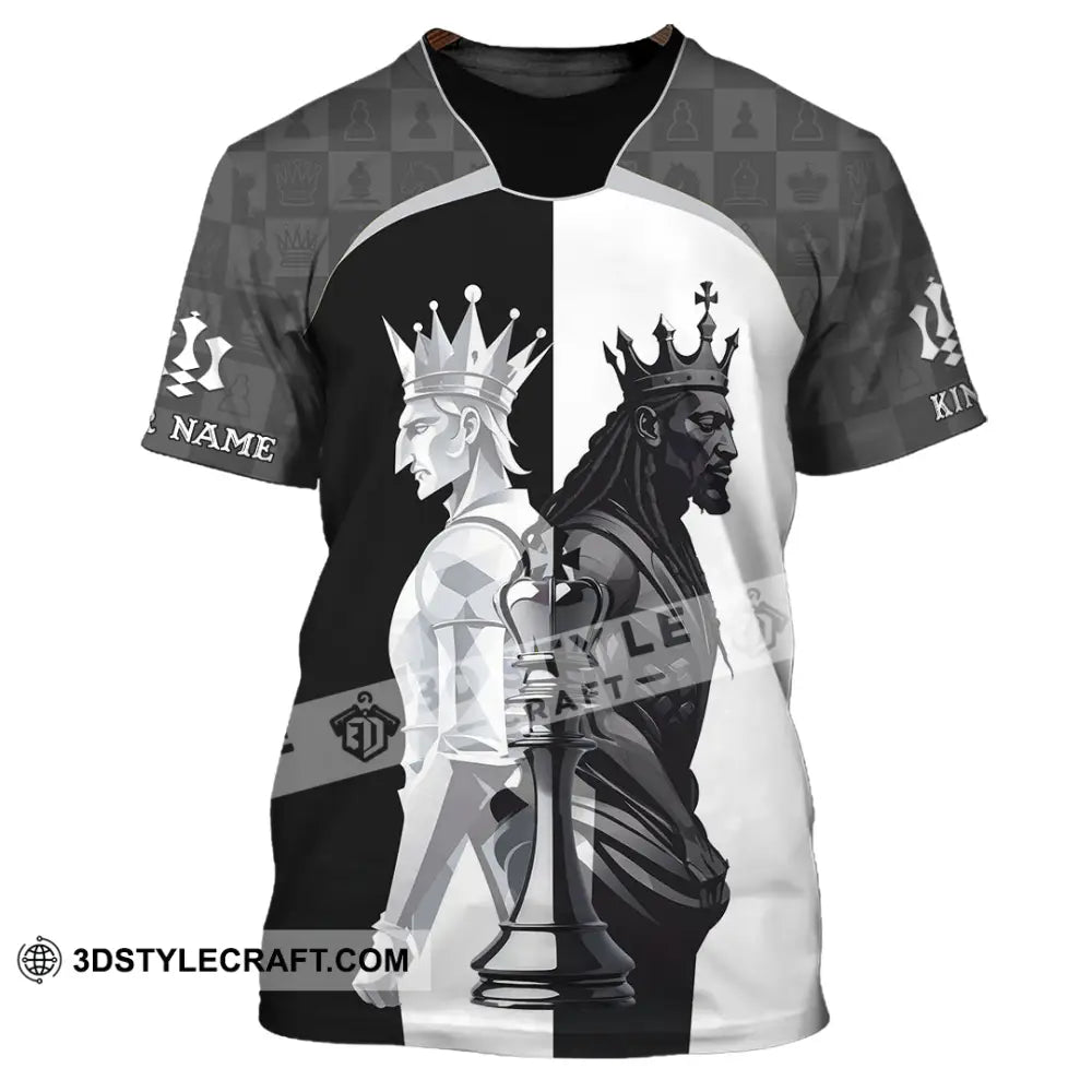 Men Shirt - Custom King Of Chess Shirt T-Shirt / S T-shirt