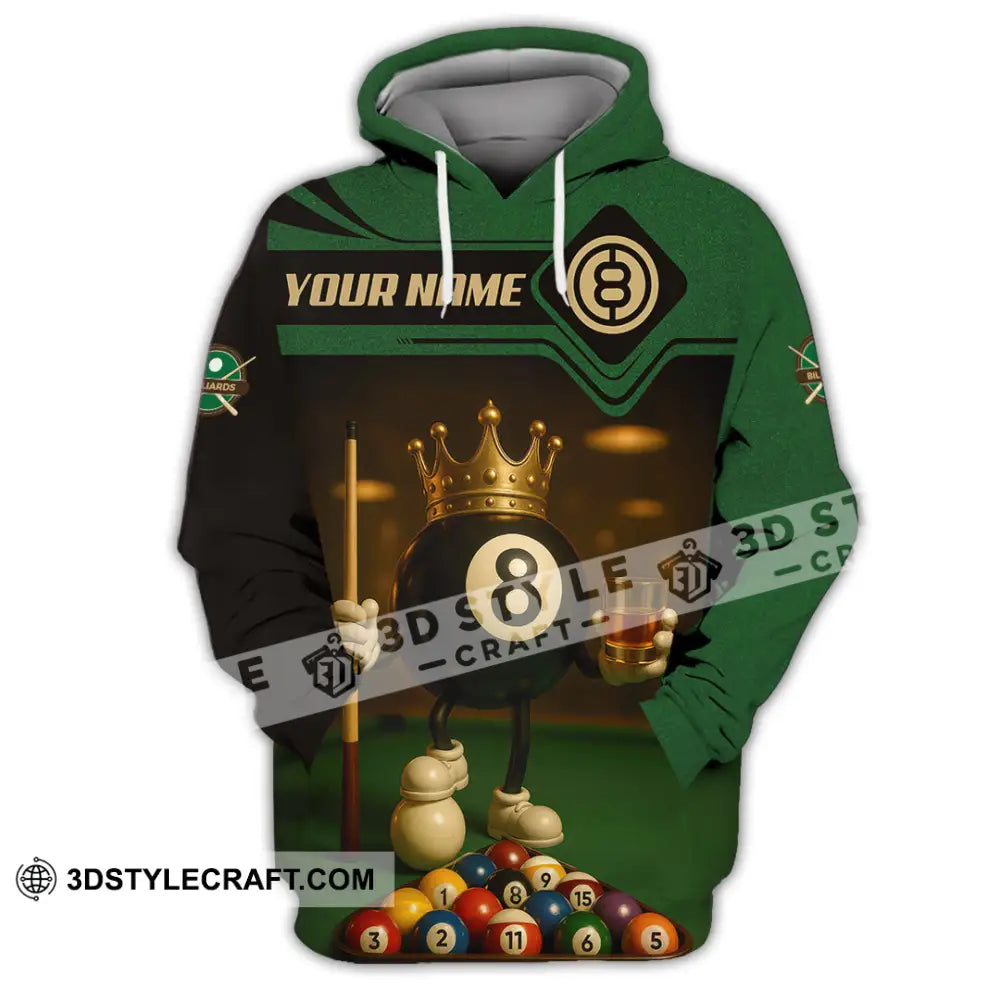 Men Shirt - Custom Kings Of Billiards Shirt Hoodie / S T-shirt