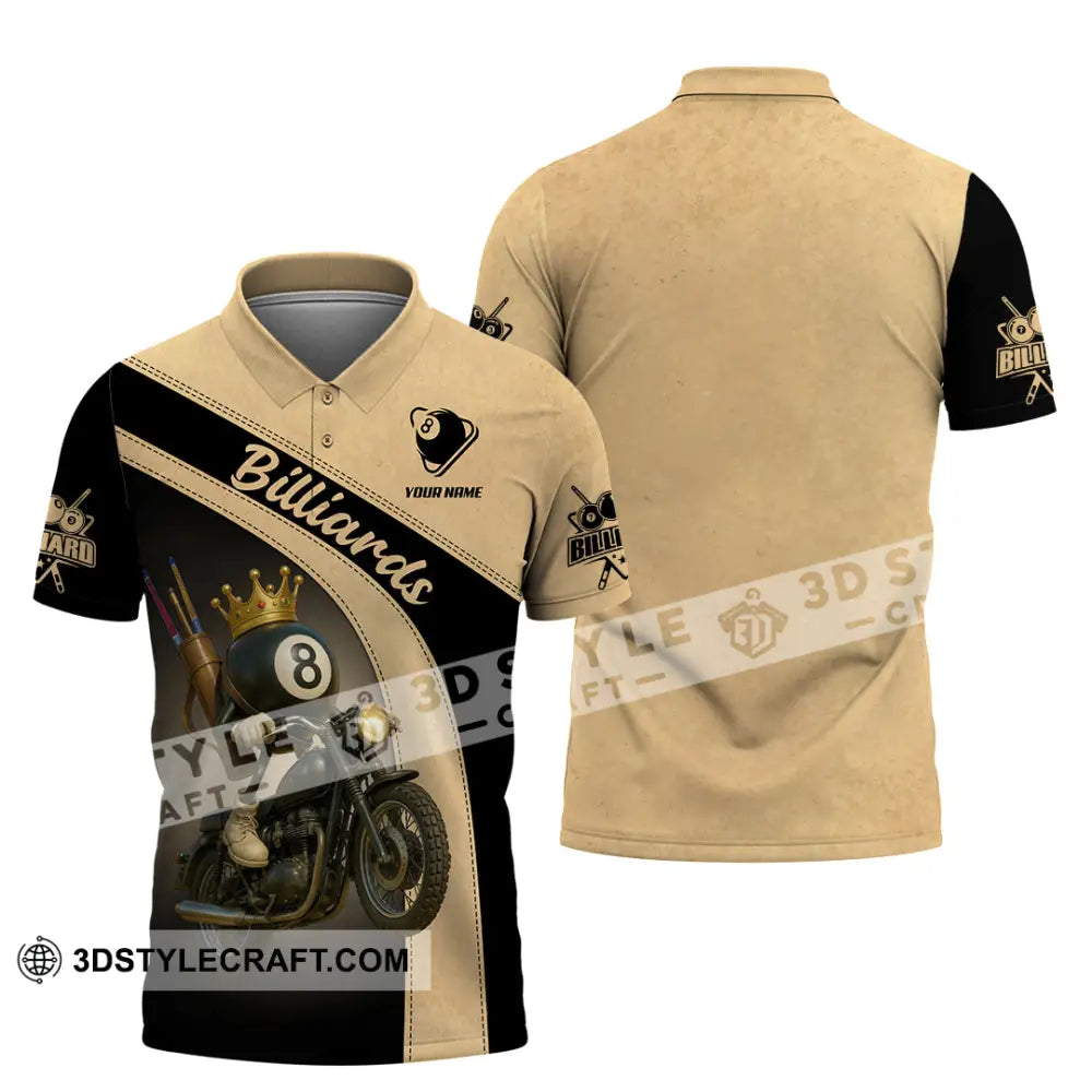 Men Shirt - Custom Kings Of Billiards Shirt Polo Shirt / S T-shirt