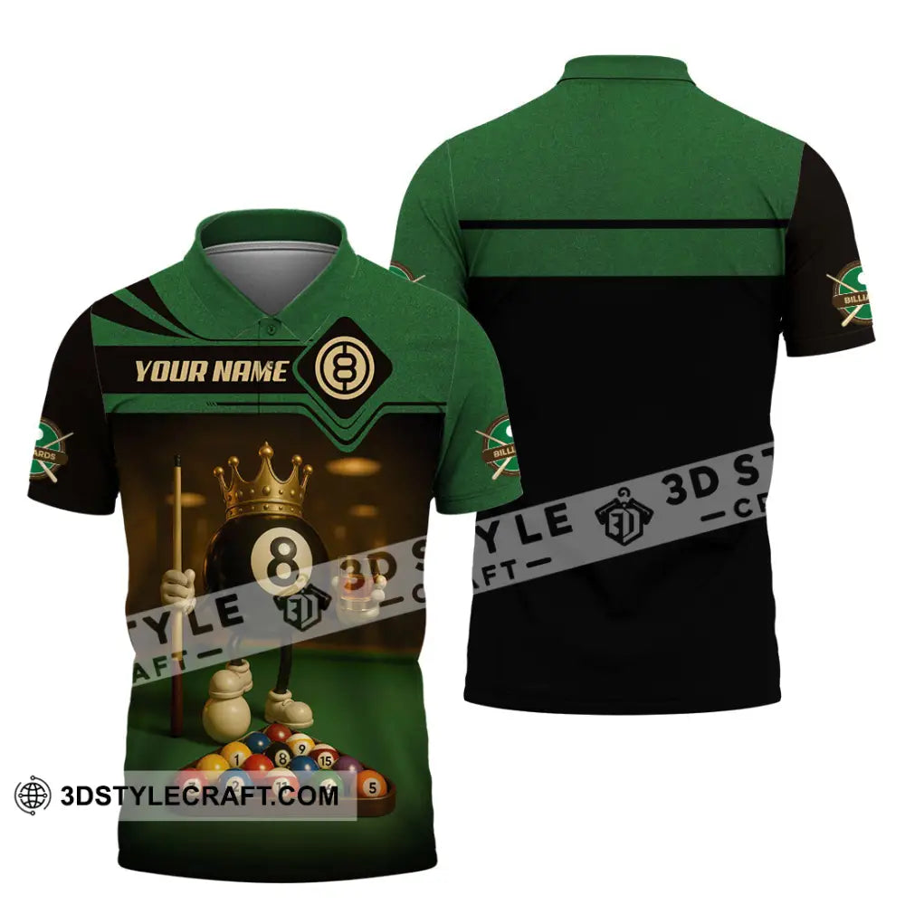 Men Shirt - Custom Kings Of Billiards Shirt Polo Shirt / S T-shirt