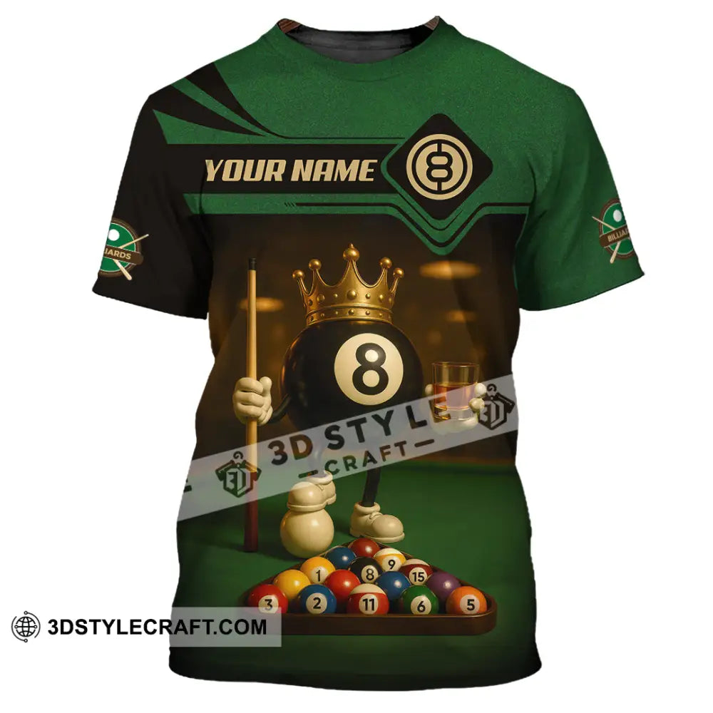 Men Shirt - Custom Kings Of Billiards Shirt T-Shirt / S T-shirt