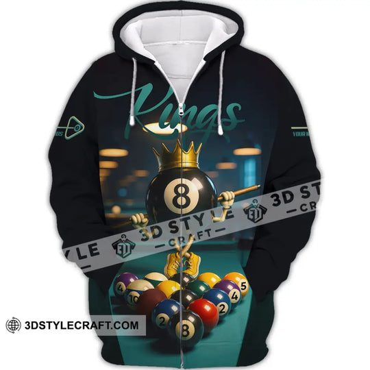 Men Shirt - Custom Kings Of Billiards Shirt style option 2