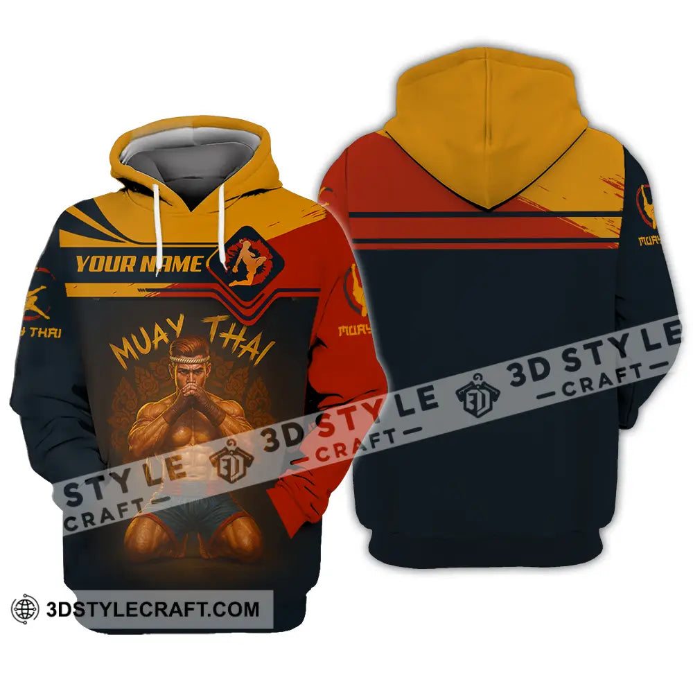 Men Shirt - Custom Let’s Fight Muay Thai Sport Shirt Hoodie / S T-shirt