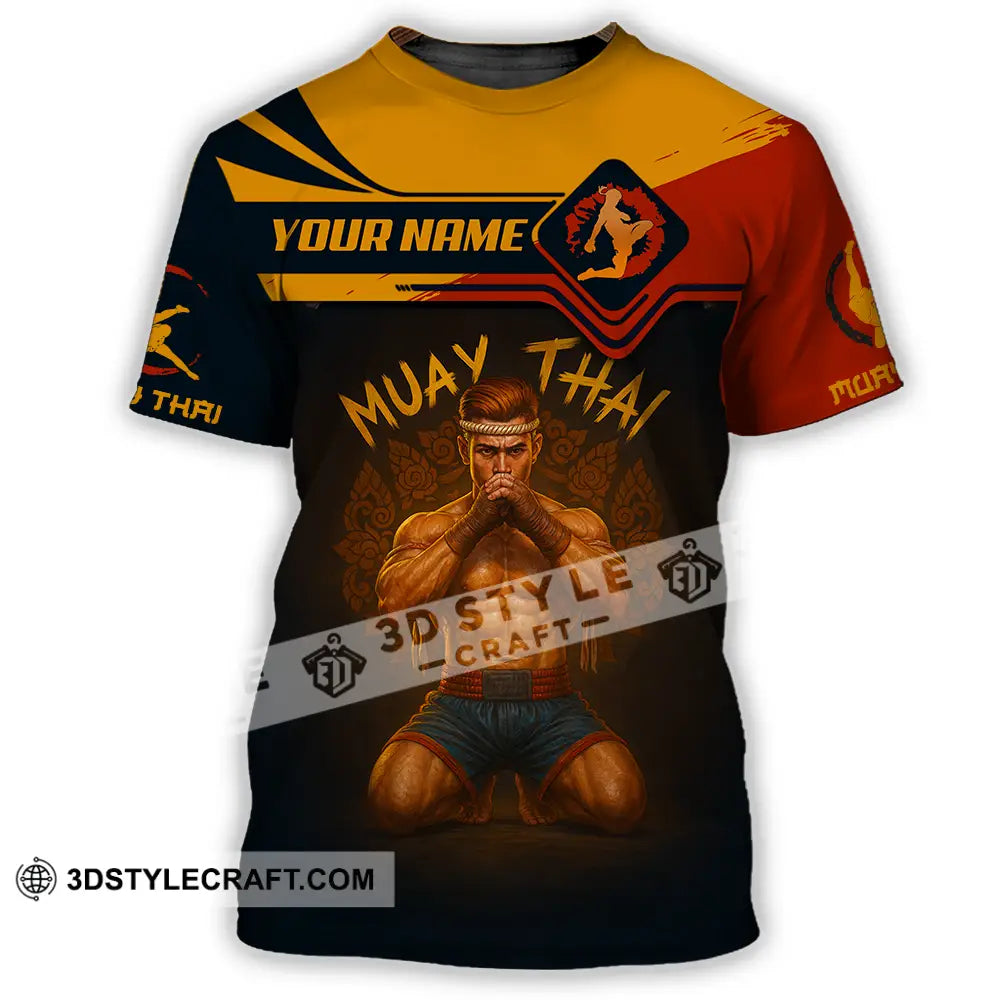 Men Shirt - Custom Let’s Fight Muay Thai Sport Shirt T-Shirt / S T-shirt