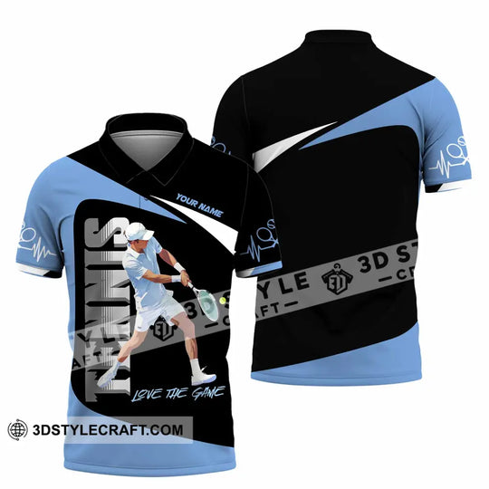 Men Shirt - Custom Love The Game Tennis Lover Shirt style option 2