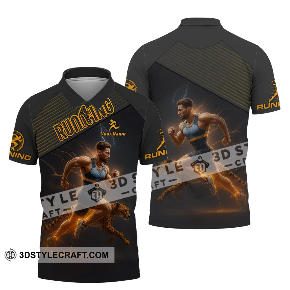 Men Shirt - Custom Man Running Shirt Polo Shirt / S T-shirt