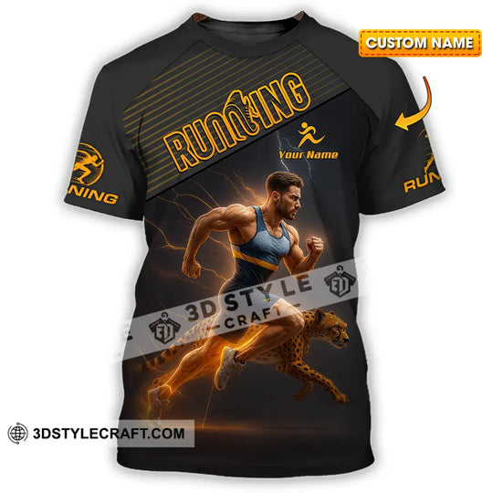 Men Shirt - Custom Man Running Shirt style option 1