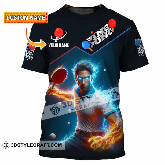 Men Shirt - Custom Ping Pong Lover Shirt style option 2