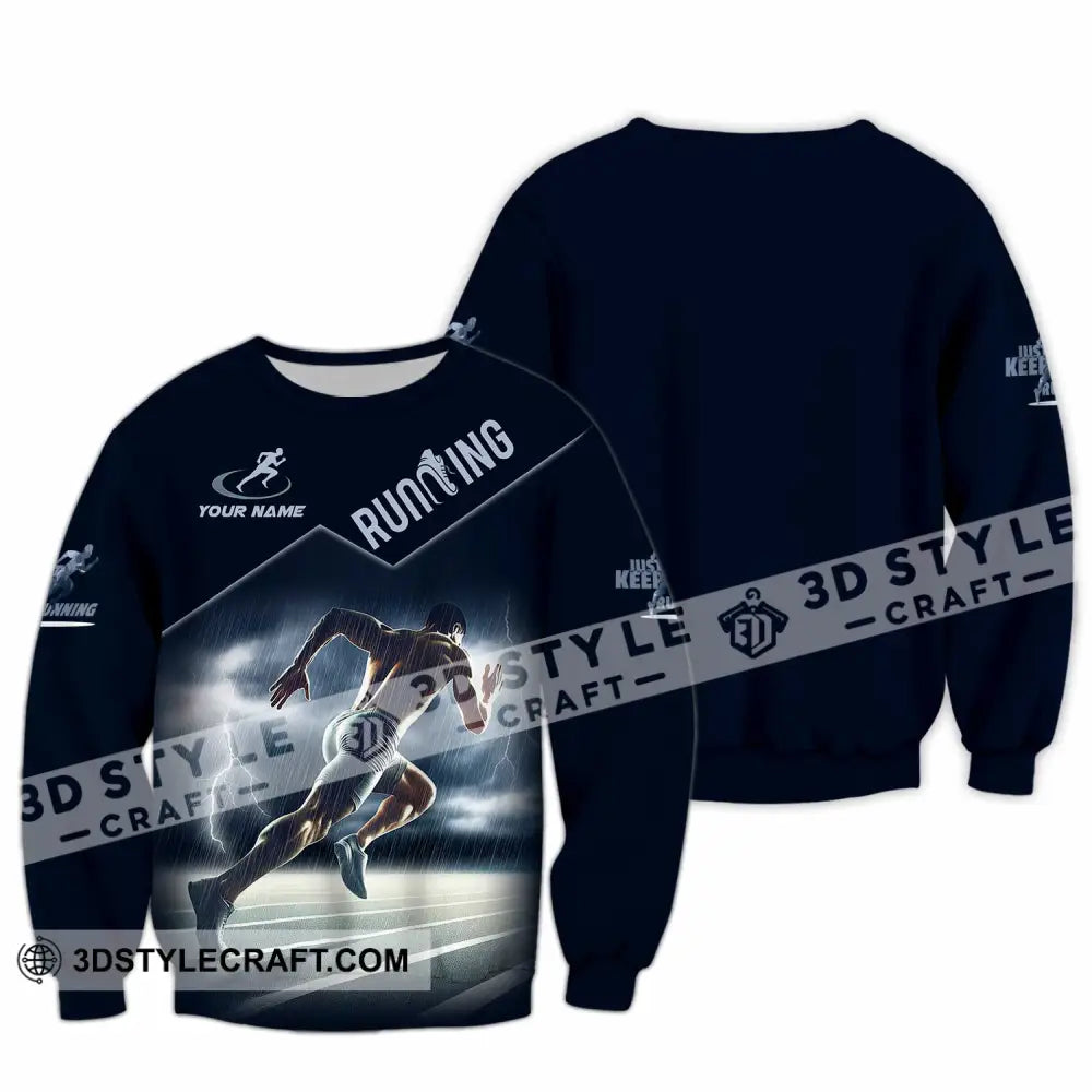 Men Shirt Custom Running Shirt Long Sleeve / S T shirt