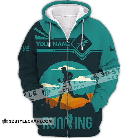 Men Shirt - Custom Running Lover, Love Running Shirt style option 2