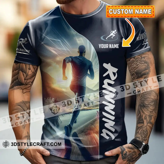 Men Shirt - Custom Running Lover Shirt style option 1