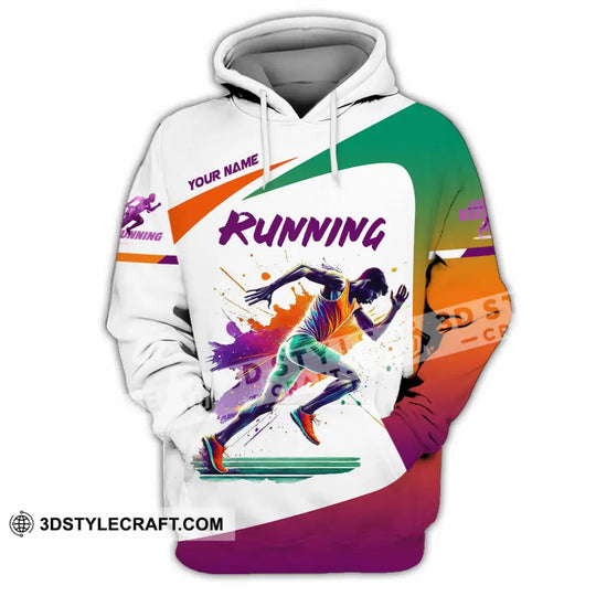 Men Shirt - Custom Running Man, Runner Shirt style option 4