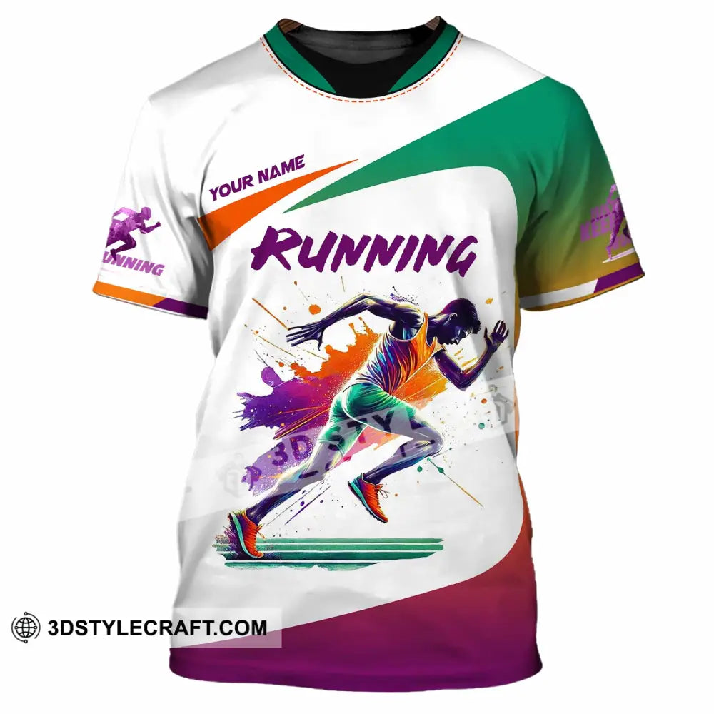 Men Shirt - Custom Running Man Runner Shirt T-Shirt / S T-shirt