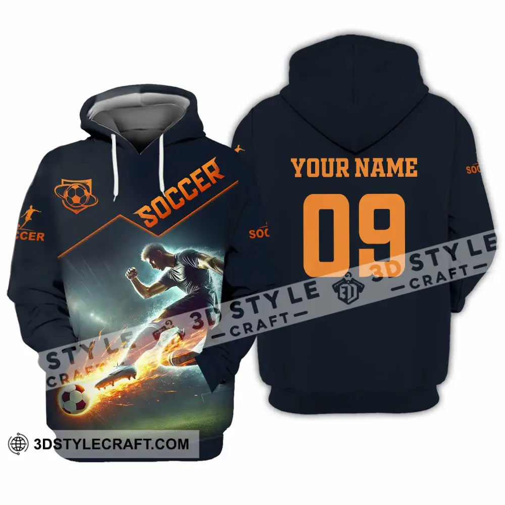 Men Shirt - Custom Soccer Man Soccer Player Shirt Hoodie / S T-shirt
