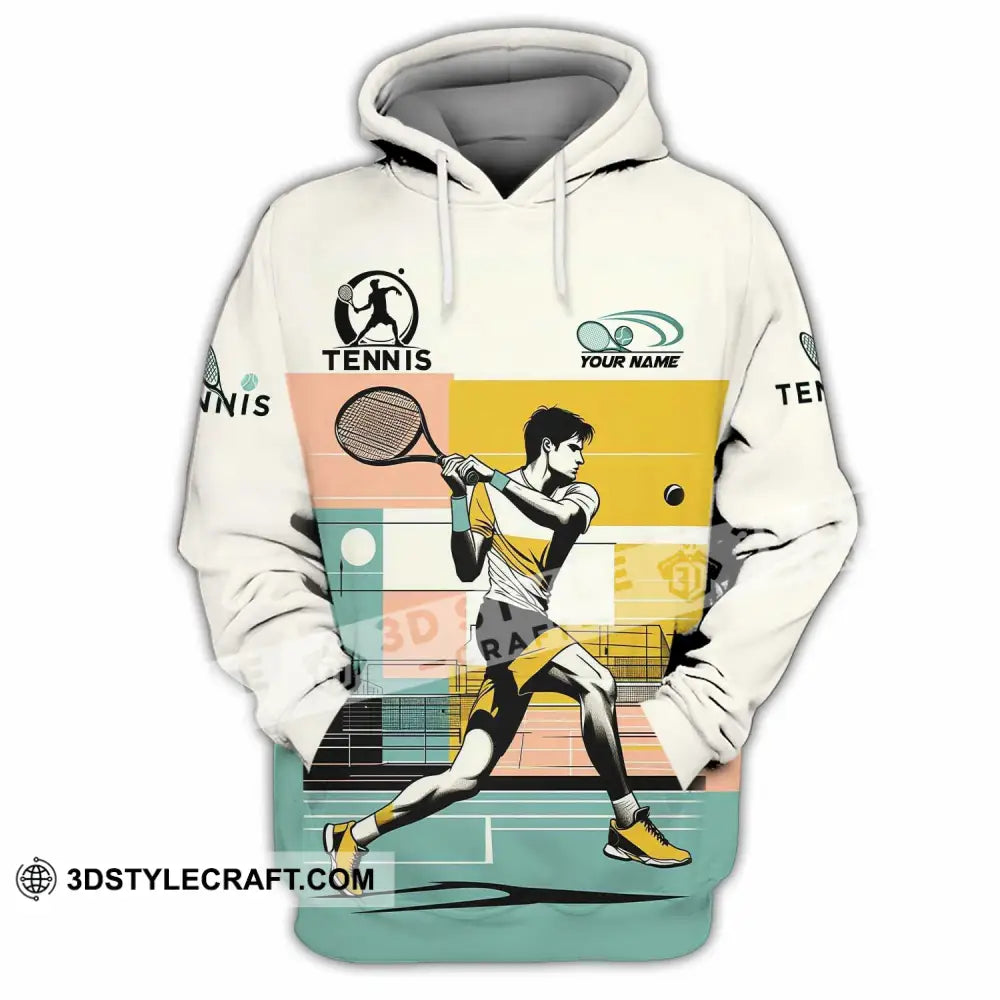 Men Shirt Custom Tennis Sport Shirt Hoodie / S T shirt