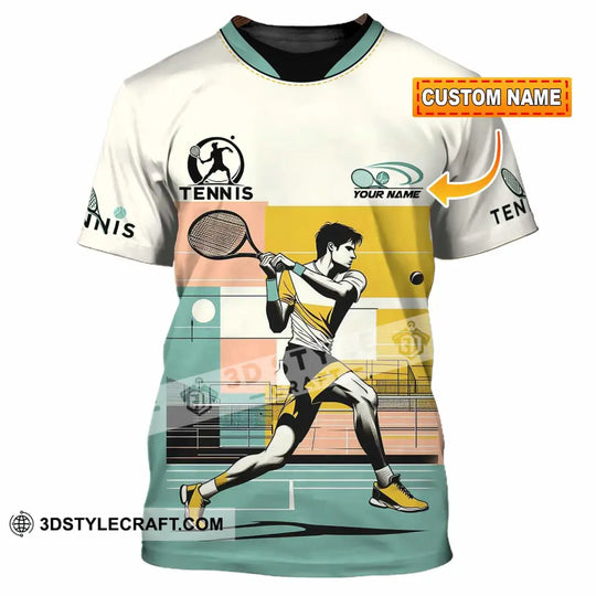 Men Shirt - Custom Tennis Sport Shirt style option 1