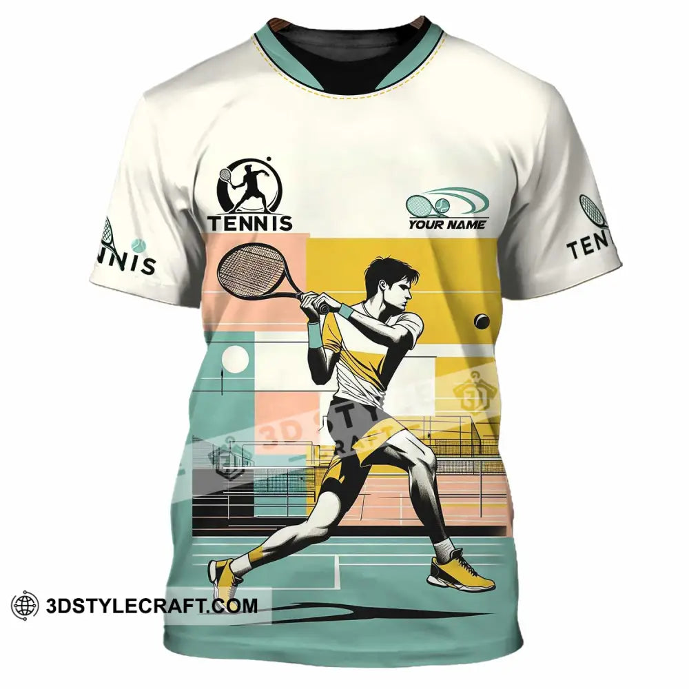 Men Shirt Custom Tennis Sport Shirt T Shirt / S T shirt