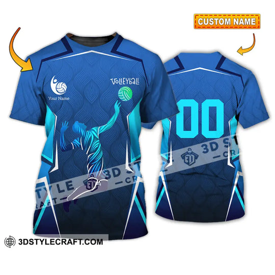 Men Shirt - Custom Volleyball 3D Shirt style option 1