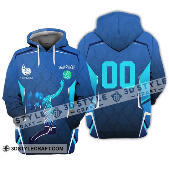 Men Shirt - Custom Volleyball 3D Shirt style option 4
