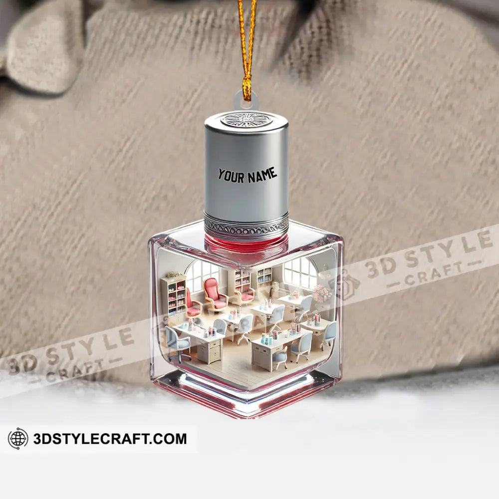 Merry Christmas Nails Home Decor Ornament Personalized