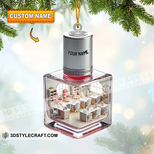 Merry Christmas Nails Home Decor Ornament Personalized