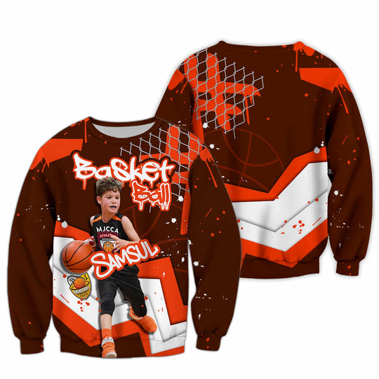 Unisex Shirt - Custom Text Shirt, Basketball Shirt style option 4