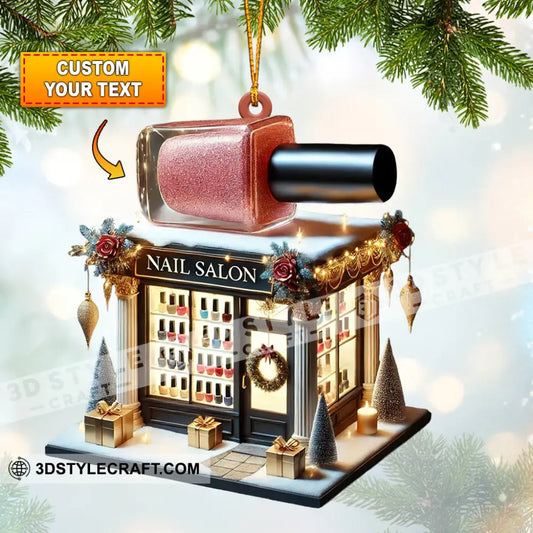 Nail Salon Christmas Ornament Personalized 3.54’’ / 1