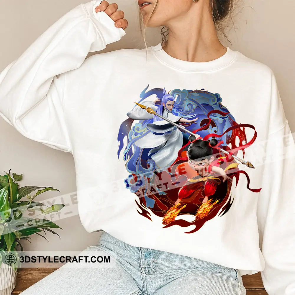 Nezha And Ao Bing Basic Design T-Shirt Apparel