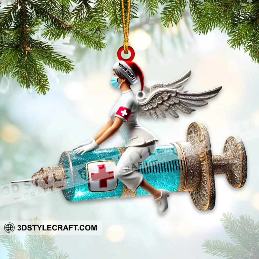 Nurse Christmas Home Decor Ornament Personalized