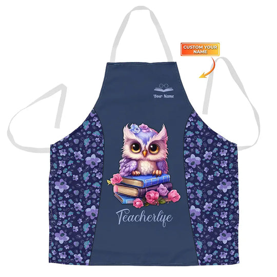 Personalized Apron, Teacher Joymuu Apron, Cooking Apparel, Chef Apparel style option 1