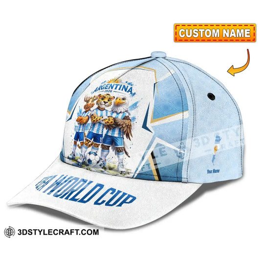Personalized Cap, Customized Argentina Classic Cap style option 1