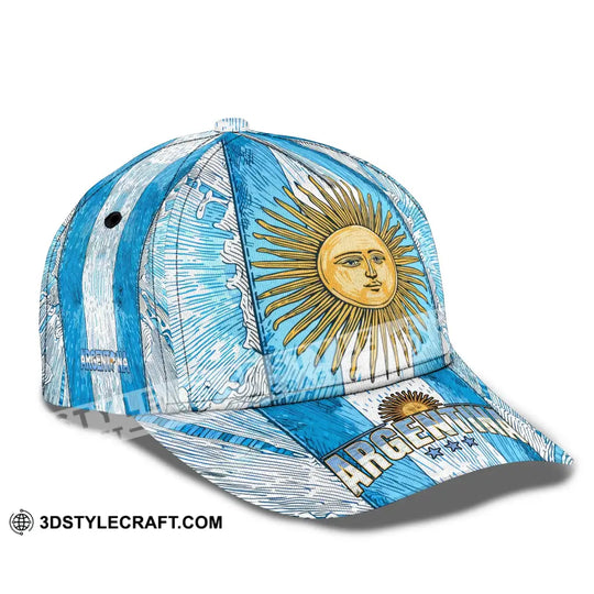 Personalized Cap, Customized Argentina Classic Cap style option 3