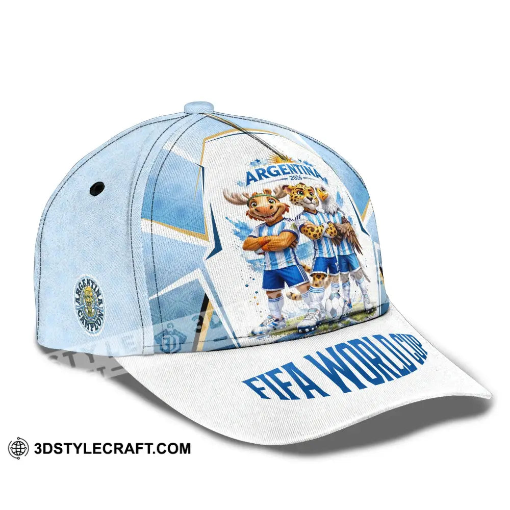 Personalized Cap Customized Argentina World Cup 2026 Classic Cap - CLASSIC CAP / UNIVERSAL FIT - Cap