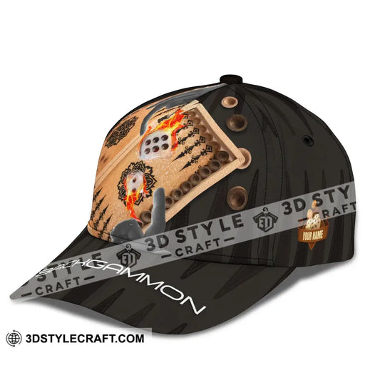 Personalized Cap, Customized Backgammon Classic Cap style option 4