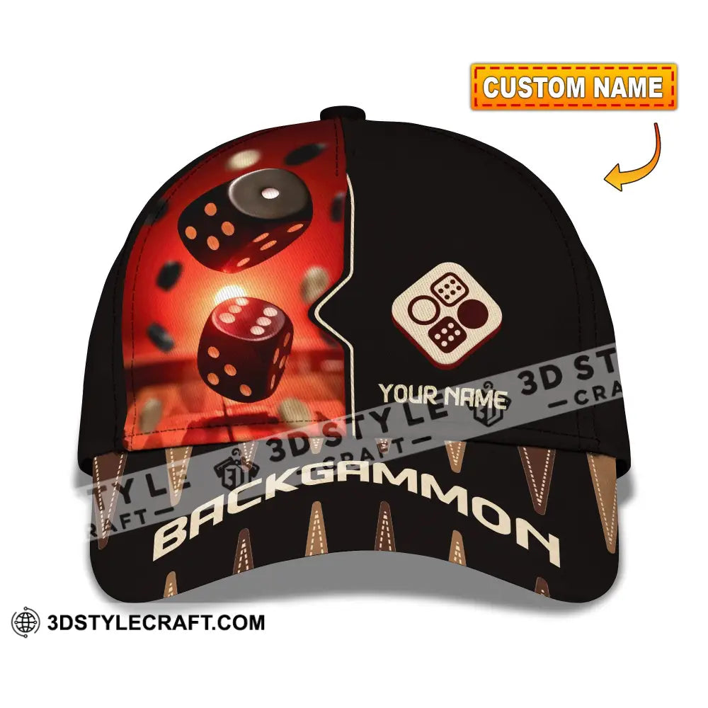 Personalized Cap Customized Backgammon Classic Cap CLASSIC CAP / UNIVERSAL FIT Cap