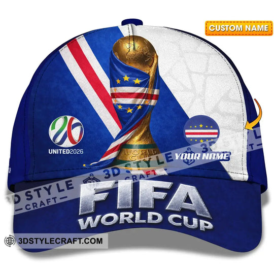 Personalized Cap, Customized Cabo Verde World Cup 2026 Classic Cap style option 1