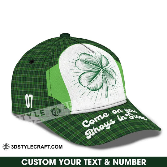 Personalized Cap, Customized Come On You Bhoys In Green Classic Cap style option 3