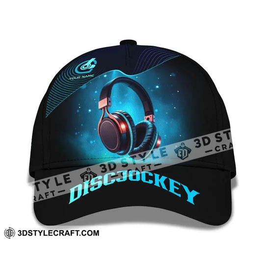 Personalized Cap, Customized Disc Jockey Classic Cap style option 2