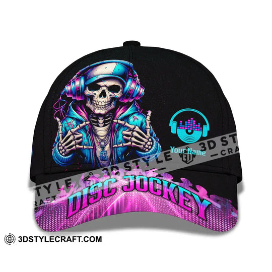Personalized Cap, Customized Disc Jockey Classic Cap style option 2