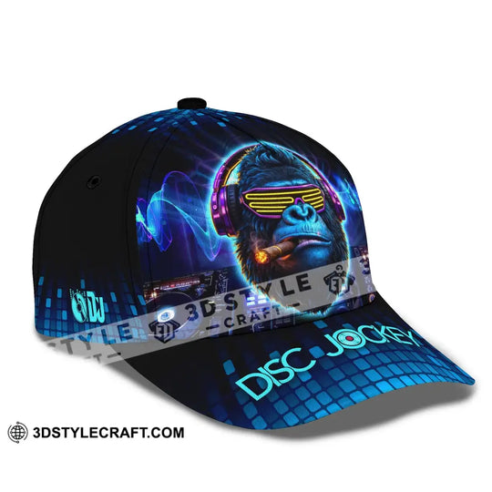 Personalized Cap, Customized Disc Jockey Classic Cap style option 3