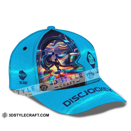 Personalized Cap, Customized Disc Jockey Classic Cap style option 3