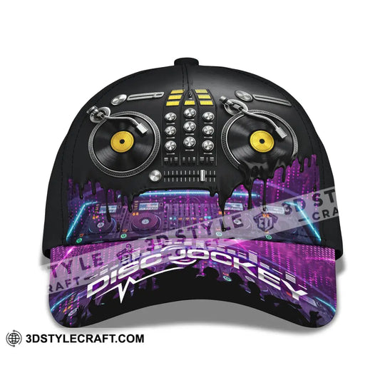 Personalized Cap, Customized Disc Jockey Classic Cap style option 2