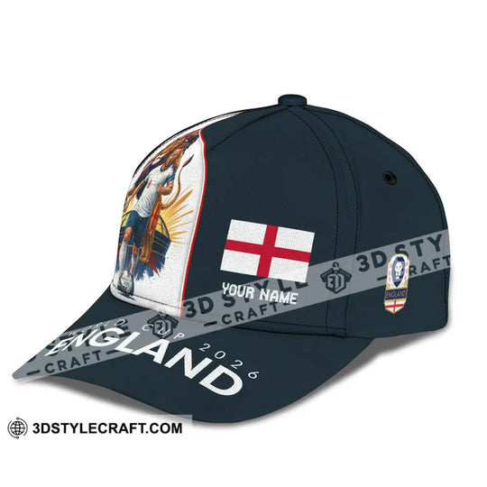 Personalized Cap, Customized England World Cup 2026 Classic Cap style option 3