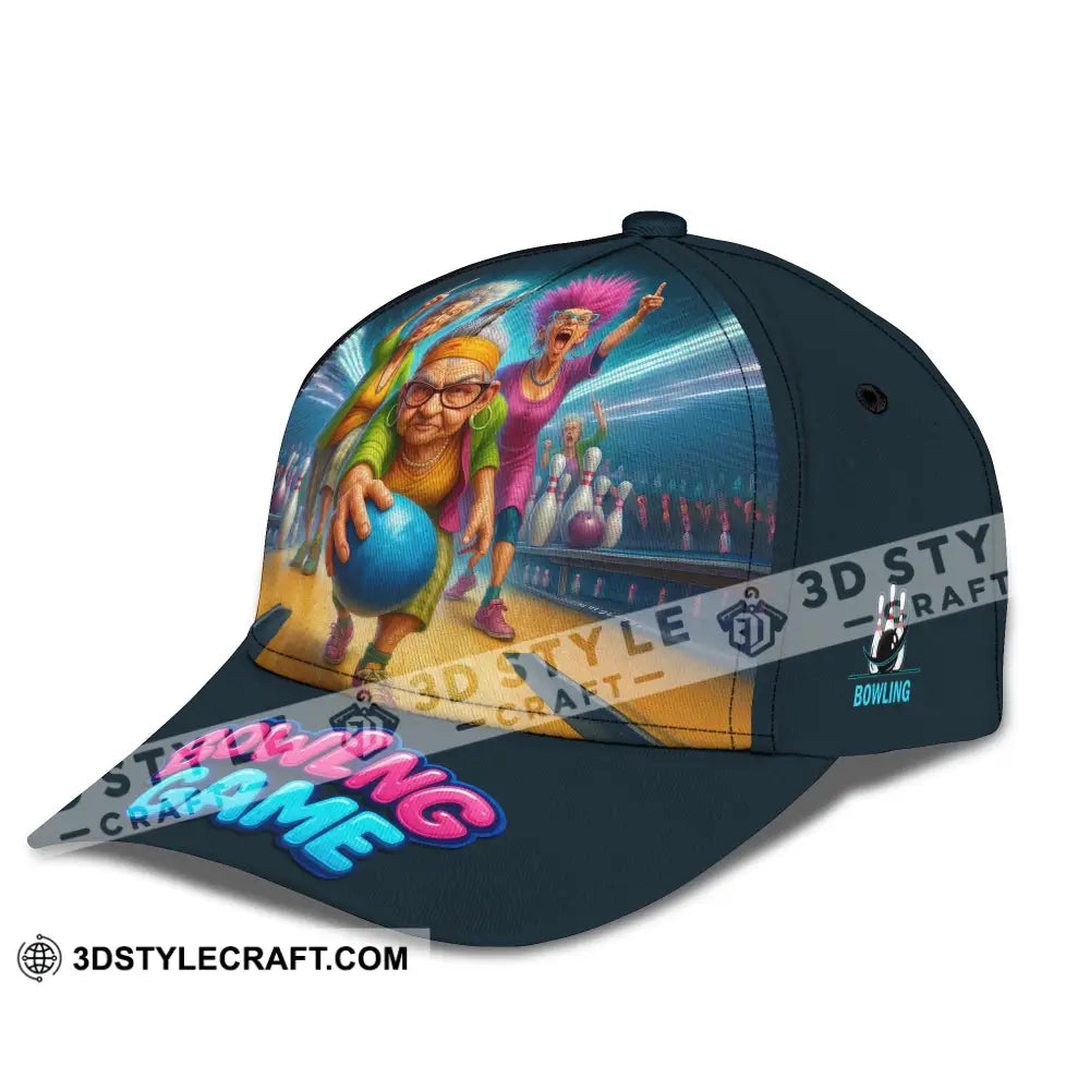 Personalized Cap Customized Funny Bowling Game Classic Cap CLASSIC CAP / UNIVERSAL FIT Cap